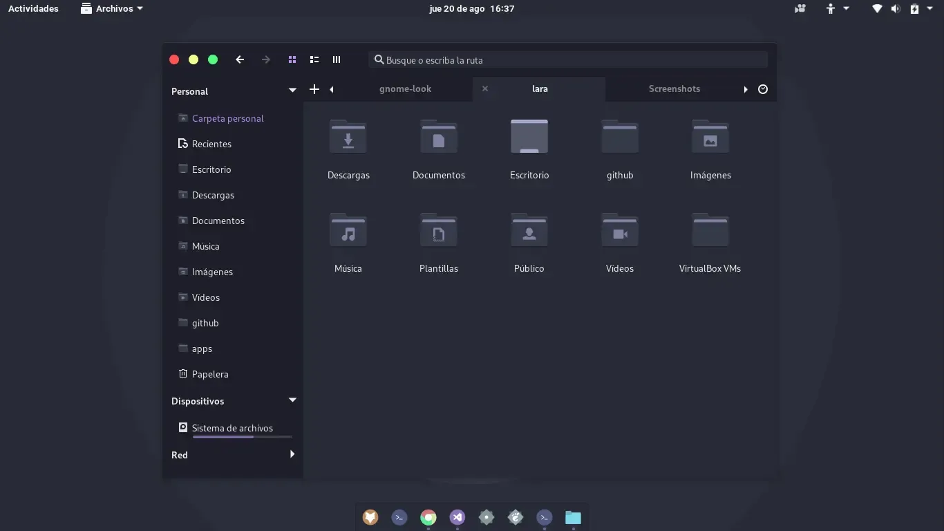 GTK Dracula Preview
